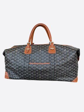 Goyard Black & Brown Boeing 55 Duffel Bag